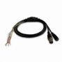 cctv high speed vandal proof dome camera cable